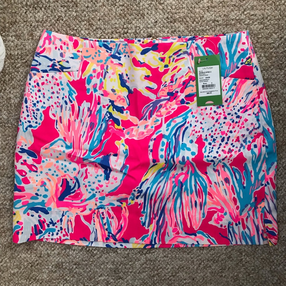 NWT lilly Pulitzer marigold skirt